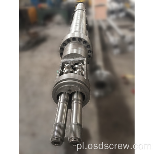 cylinder śrubowy do Bausano MD 125/30 PLUS Równoległe podwójne podwójne śruby cylinder-PVC PROFIL RUR bimetaliczny